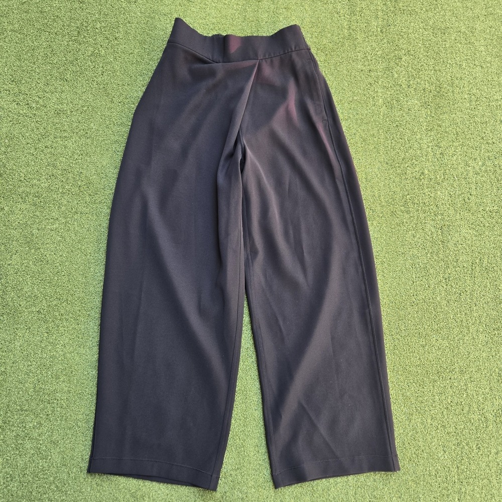 Lululemon Pants Women's Size 2 Black With The Flow Pants Wrap Front Pants - Picture 2 of 12